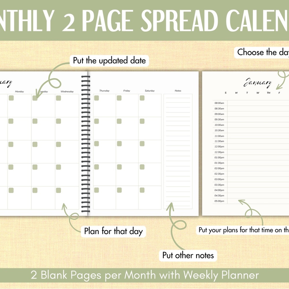 Personal Development Workbook - Cream - Picture 3 of 5